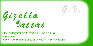 gizella vattai business card